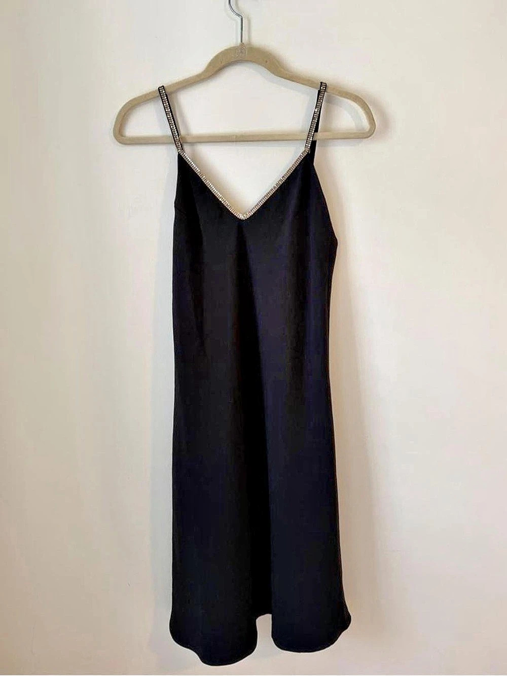 ba&sh Black Embellished-Strap Maxi Dress NWT